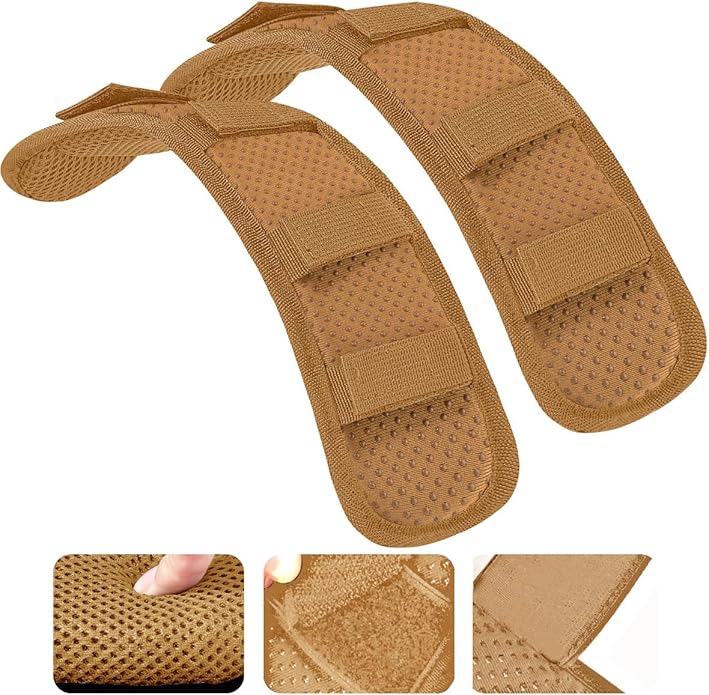 ZINMARK 2Pcs Ultra-Thick Shoulder Pad Cushions for Laptop Bags,Messenger Bags,Briefcases,Luggage, Tool Bags,Travel Bags etc