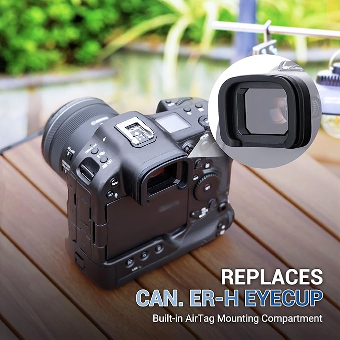 EOS R3 Eyecup Eyepiece, Eye Cup Viewfinder for Canon EOS R3 Camera, Replaces Canon ER-H Eyecup Eyepiece, Soft Silicone Material, Not Affect The Use of LCD Screen
