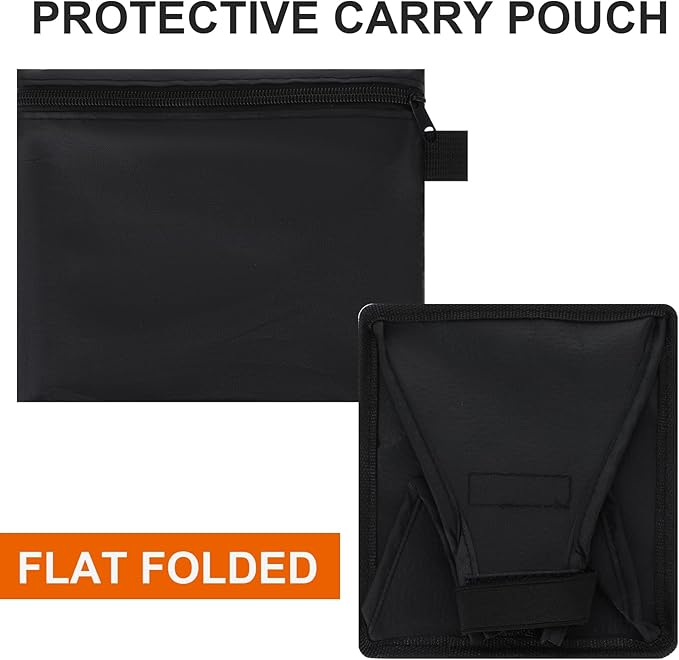 2 Pack Flash Diffuser Light Softbox - 8" Octagon and 8"x6" Rectangle Flash Softbox Universal with Storage Pouch Compatible - Speedlight Softbox-Diffuser Kit