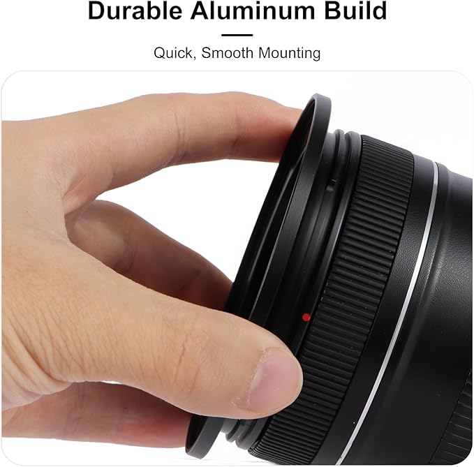 Camkix 67-82mm (2 Pcs) Step-Up Filter Ring Adapter, 67mm to 82mm - Set of Stepup Rings for 67mm Lens - Install 82mm ND CPL UV Lens Filter - Camera Lens Adapter 67-82mm - Accessories Photography