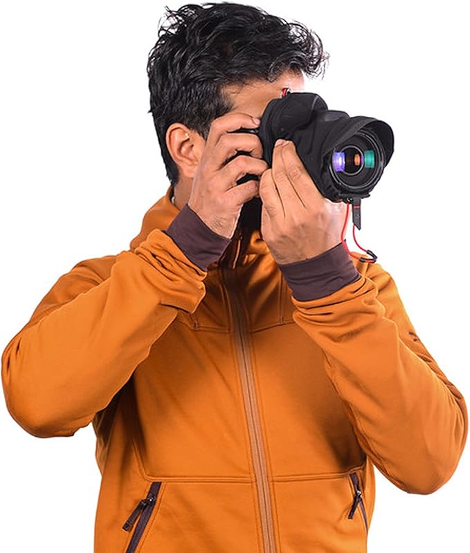 Peak Design Shell Camera Rain Cover, Medium, Weatherproof Rain Cover for DSLR Camera, Stretchy Neoprene Fabric, Waterproof Membrane, Works with Capture Clip and Peak Design Straps, Protects from Dust