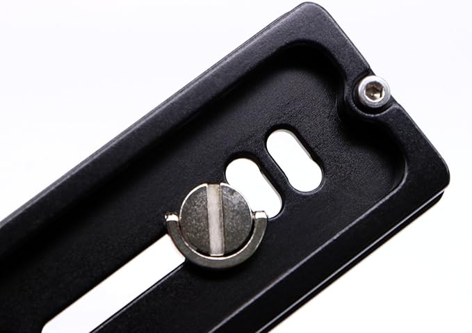 PU-100 100mm Universal Quick Release QR Plate with D-Ring Screw for Tripod Monopod Ball Head DSLR Camera, Arca-Swiss Compatible