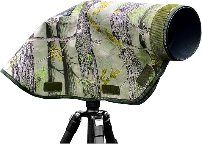 Camera Rain Cover with Openable Viewing Window & Strap Mountable Design,Waterproof Camera Raincoat Sleeve Protector (L)