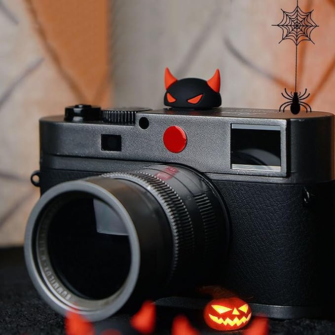 2 Pcs Camera Hot Shoe Boot Cover Cap Protector for Sony Canon Nikon Fuji (Devil)