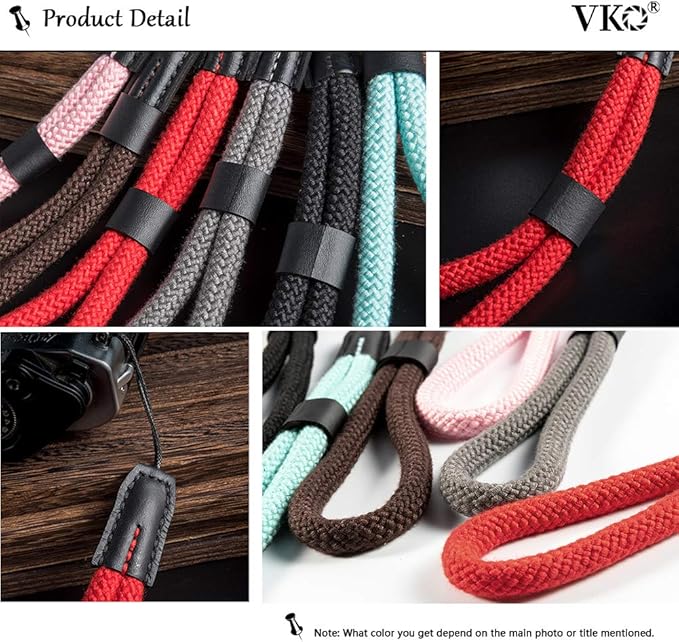 Soft Wrist Strap - Rope Hand Strap for Point-and-Shoot, Mirrorless, Small Cameras - Green