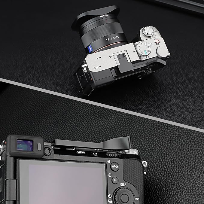 Haoge Metal Thumb Up for Sony α7CII,α7CR Alpha 7CII,ILCE-7CII,A7CR Digital Camera Accessories (Not Fits A7C) Black THB-A7CII-B Hot Shoe Rest Hand Grip