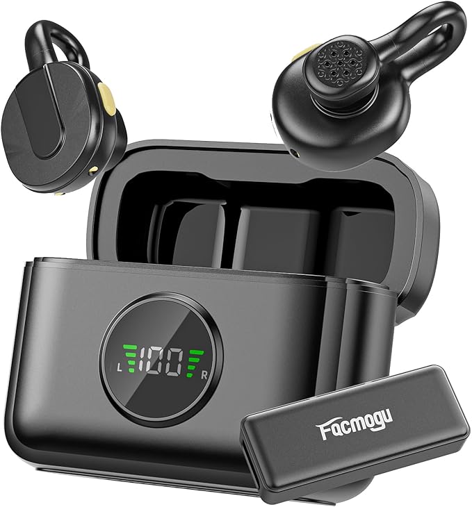 Q28 Mini Hidden Wireless Lavalier Microphone, Noise Cancelling/Mute/Reverb, Compact Clip on Microphone Wireless for Android & iPhone15/16/17(USB-C Plug), Charging Case, Video Recording Lapel Mini Mic