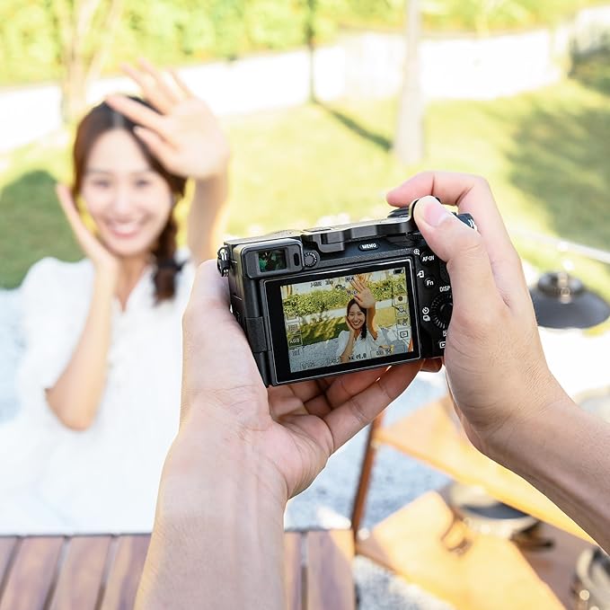 JJC Foldable A6700 Thumb Up Grip for Sony A6700 Camera, Aluminum Alloy Metal Alpha A6700 Thumb Grip with Hot Shoe Cover Protector Thumb Rest Support Holder, Not Affect The Use of A6700 Camera Buttons