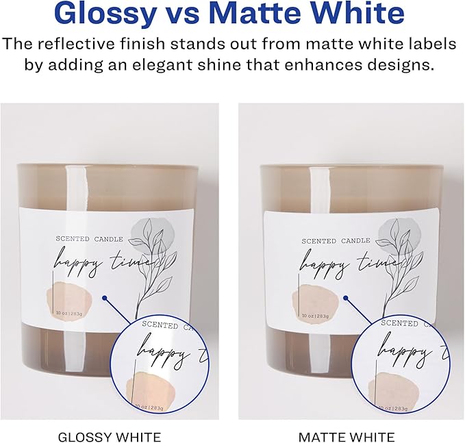 Avery Return Address Labels, Sure Feed and Easy Peel Technology, Glossy White Labels, 2/3" x 1-3/4", Permanent Adhesive, Laser/Inkjet, 600 Total (6523)