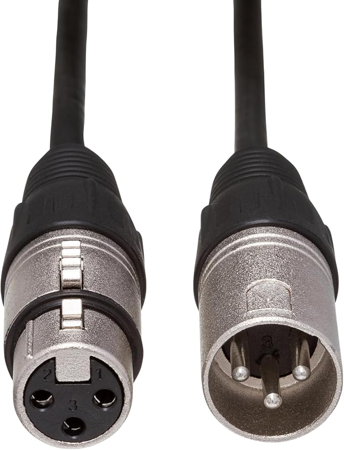 Hosa EBU-005 XLR3F to XLR3M AES/EBU Cable, 5 Feet