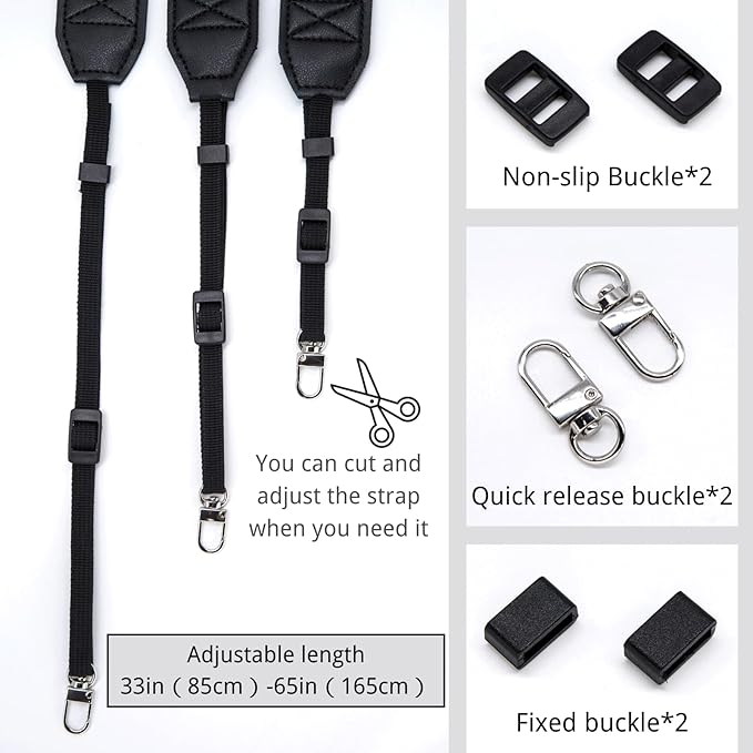 S&loyoe Camera Strap - Shoulder Strap for DSLR & Mirrorless Cameras