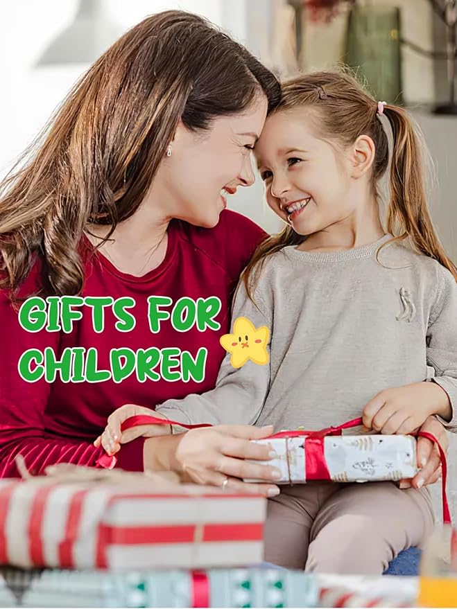 3-Color Kids Camera Paper Roll Refill - Compatible with Most Instant Print Camera, HD Photo Printer Paper for Kids Aged 4 5 6 7 8 9 10 Boys Girls Birthday Gifts (12 Rolls)