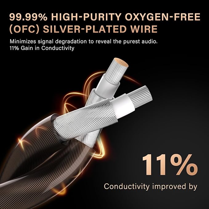 in Ear Monitors Earphones Wired IEM Headphones Without Microphone,1DD+1BA HiFi Bass,4N OFC Detachable Cable,Noise Isolating Earbuds for Musicians,Singers,Studio,Gaming,Stage Monitors,DJ,PC,PS5