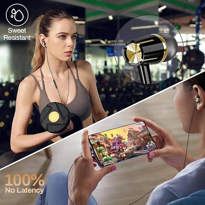 3 Pack Wired Earbuds USB C,Headphones Microphone Call and Volume Control Noise Isolating,in Ear Earphones Compatible with iPhone 17/16/15 Pro Max/Galaxy S25 S24 S23 Ultra