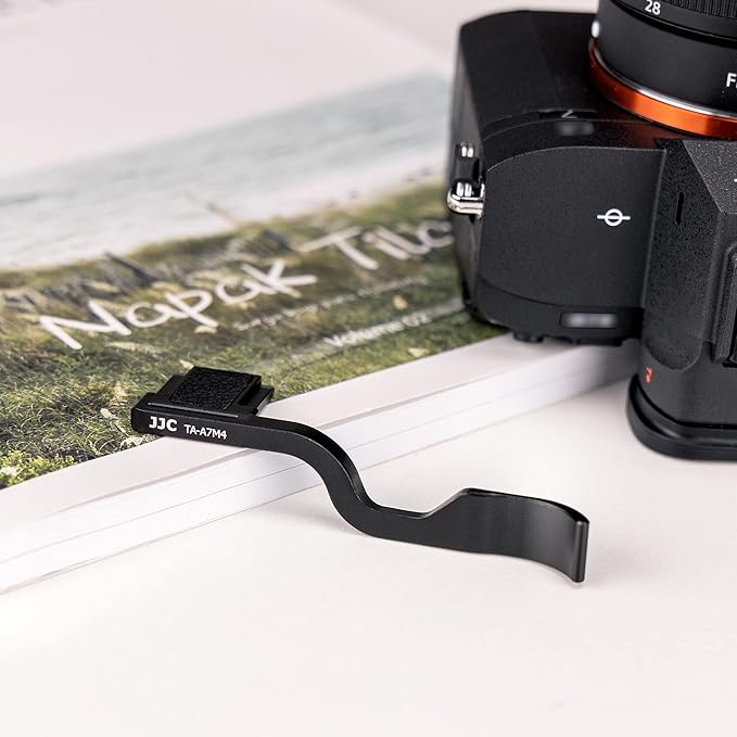 JJC Metal Thumb Up Rest Hand Grip for Sony A7 V A7 IV A7R V A7M5 A7M4 A7R5, Hot Shoe Thumb Support for Easier Handling & Secure Hold