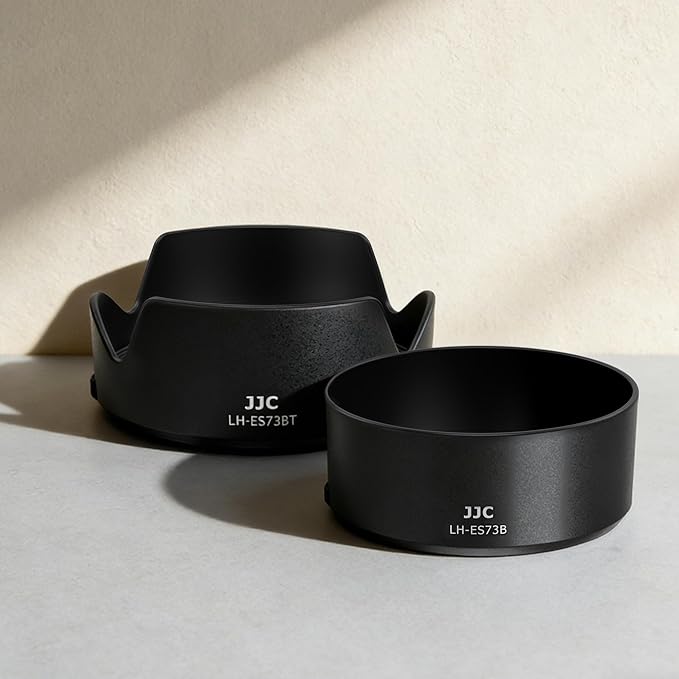 JJC ES-73B Tulip Flower Reversible Lens Hood Shade Protector for Canon RF45mm RF 45mm F/1.2 STM Replaces Canon ES73B, Compatible with 67mm Filters & Lens Caps, No Vignetting