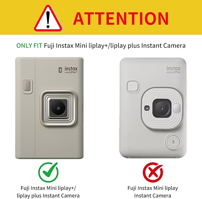 kinokoo Screen Protector for FUJIFILM Instax Mini LiPlay+/LiPlay Plus, PET Film Full Coverage Anti-Scratch Protective Film for instax mini LiPlay+ Hybrid instant camera,Easy Installation （3 packs）
