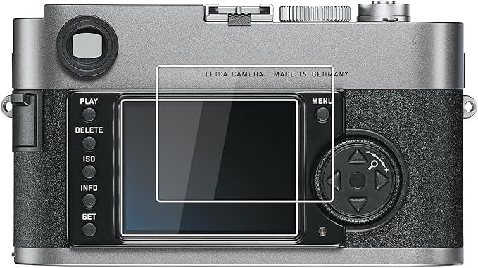 kinokoo Screen Protector for Leica M-E(typ220) M9 M9-P M8 Camera, 0.25mm 9H Hardness Tempered Glass Film Crystal Clear Film for Leica M9 - Bubble-free/Anti-scratch(2 pack)