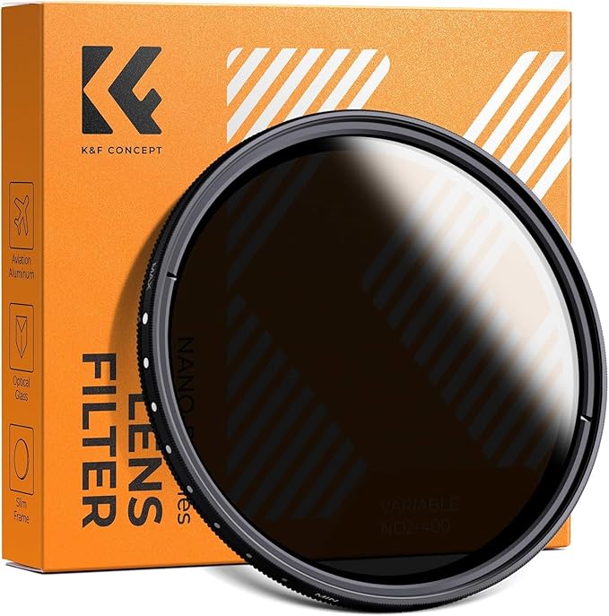 K&F Concept 82mm Variable ND2-ND400 (1-9 Stops)
