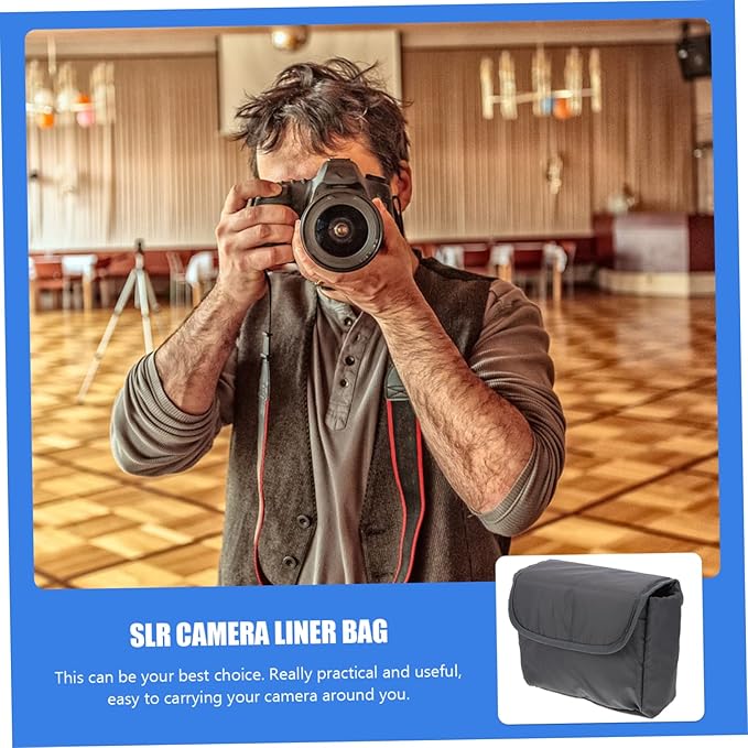 Compact Camera Bag Insert Portable Protective Case for DSLR and Mirrorless Cameras Fits Backpacks and Messenger Bags Lightweight Design for Easy Carrying and Protection