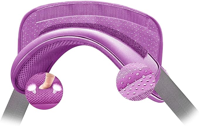 ZINZ Universal Shoulder Pad with Ultra Thick Cushion for Bag Luggage Bag Crossbody, Plus Long & Anti-Slip & Breathable,Purple
