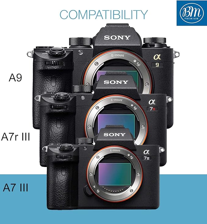 BM Premium 4 NP-FZ100 Batteries for Sony Alpha 1, ZV-E1, ZV-E10 II, FX3, FX30, a7C, a7C R, a7C II, a7S III, a6600, a6700, A7RIII, A7R3, a7 III, a7R IV, a7R V, a7 IV, a9, a9 II, a9 III, A9R, A9S Camera