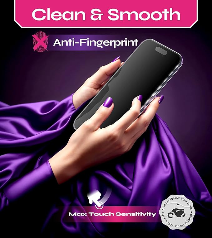 Defenslim for iPhone AIR Screen Protector (2Pack), Easy Auto-Align Install Kit, 6.5" Tempered Glass, 9H Hardness, Ultra HD Clear, Case Friendly, EasyShield