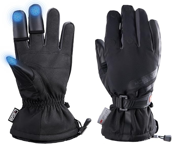 PGYTECH Professional Photography Gloves for Photographers, Cold Weather Ski Gloves for Men Women
