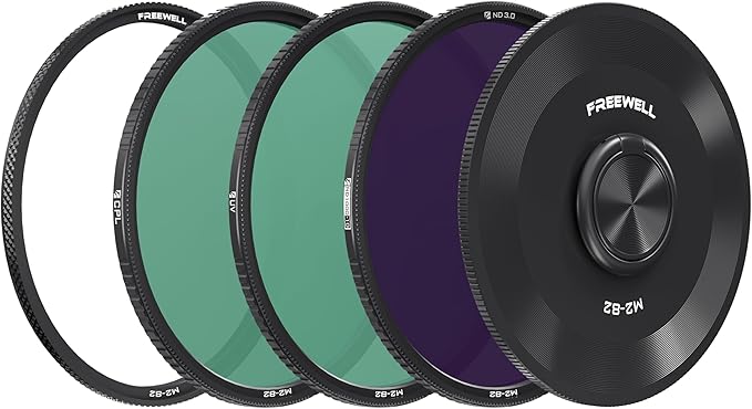 Freewell M2 Magnetic Quick Swap 3-Pack 82mm ND1000, CPL, UV