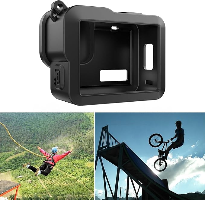 Adventure Silicone Covers for Cameras Soft Housing Case Featuring Battery Side Covers Lens Caps Lanyard Flexible Silicone Camera Sleeve