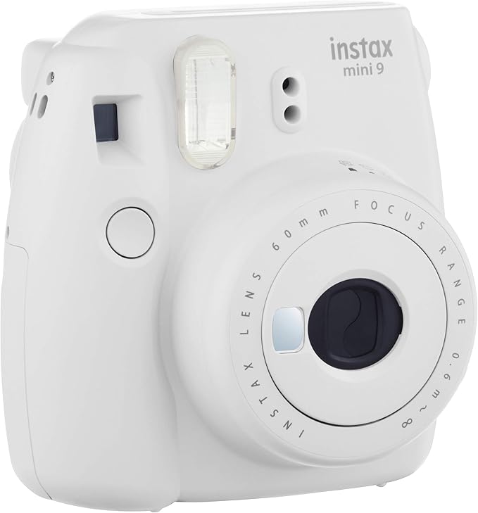 Fujifilm Instax Mini 9 Instant Camera, Smokey White
