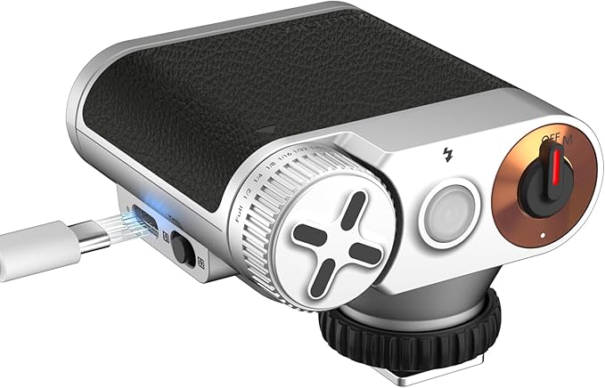 VILTROX 24W/s Retro Flash for Camera, 0.1-1.5s Recycle Small Camera Flash, 800mAh On Camera Mini Flash GN12 with 7 Levels, S1/S2 Optical Control for Sony Fujifilm Canon Nikon Olympus (Z1+)