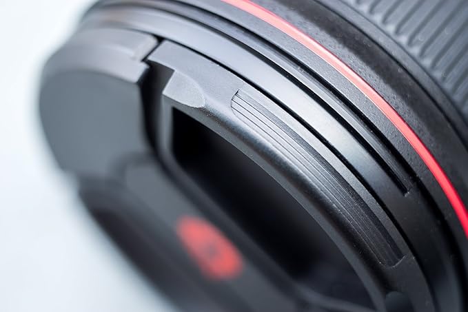52mm Snap-On Center-Pinch Lens Cap, Extra Strong Springs, Camera Lens Cover, Made from 100% Recycled Plastic - Compatible with Nikon, Canon, Sony & Other DSLR Cameras