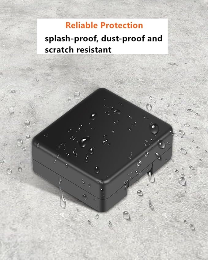 Besvalo Pack of 5 Protective Storage Case Compatible with Battery of Gopro Hero 5/6/7/8/9/10/11/12/13 Black Cameras, Multifunctional Battery Case Organizer Boxes with Memory Card Slot