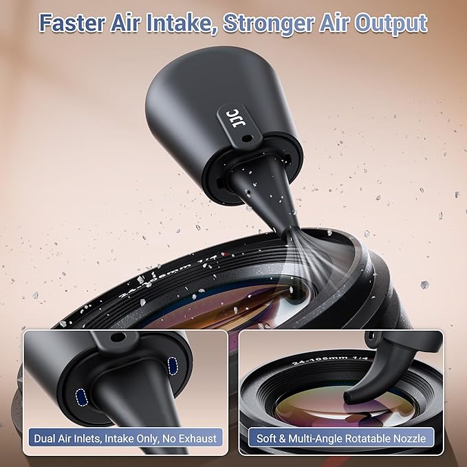 Small Soft Silicone Nozzle Air Blower for Camera Lens Sensor Keyboard Cleaning, Portable Camera Lens Blower with Lanyard for Outdoor Travel Cleaning