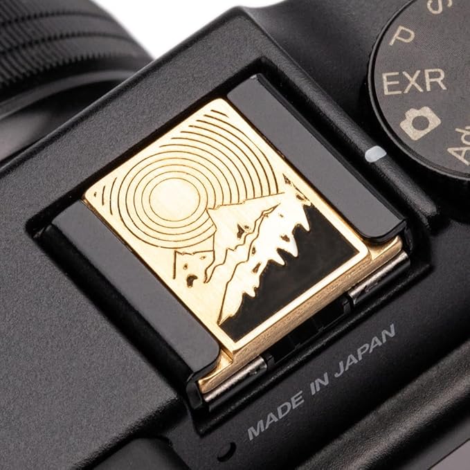 Camera Metal Hot Shoe Cover for Fujifilm XPro3 XT5 XT4 XT3 XT2 XT50 XT30 XT30II XT20 XT200 X100VI XE5 for Nikon ZF Z5 Z6 Z6II (Copper Alloy-Hot Shoe Cover)