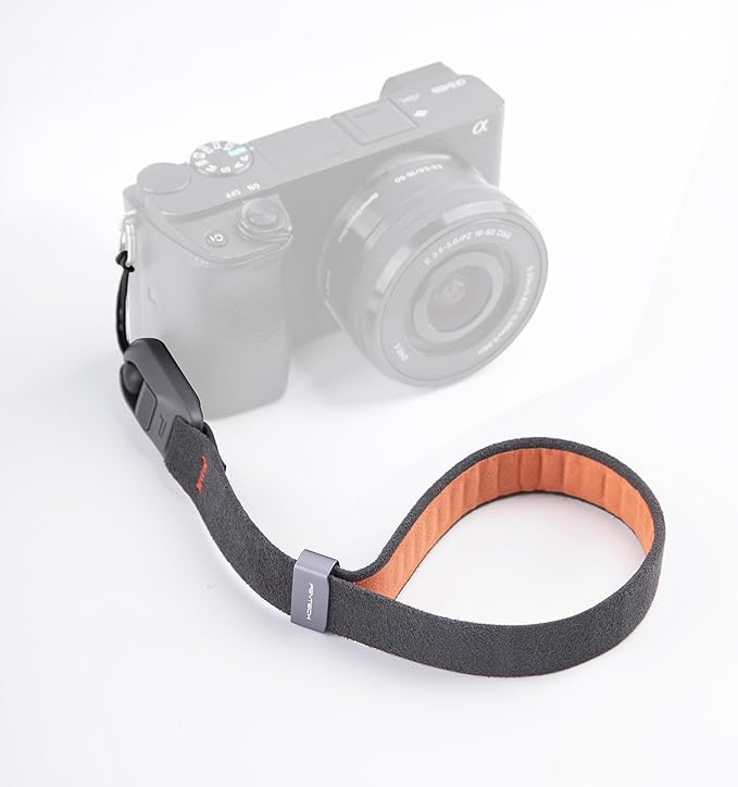 PGYTECH Camera Wrist Strap Air for Photographers Adjustable Quick Release Camera Hand Strap for Sony/Nikon/Canon/DSLR/SLR/Gopro Cameras, Deep Grey