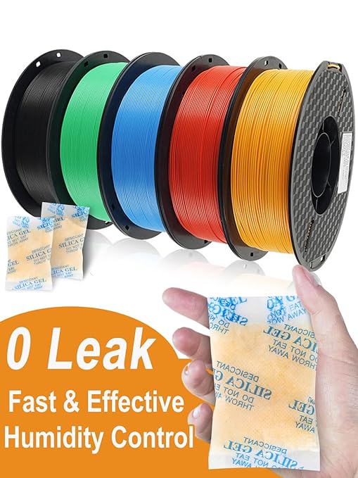 25 Pcs 20 Gram Silica Gel Packets, Fast Drying & Reusable Desiccant Packs, Non-Toxic Moisture Absorber for Food Storage, Electronics, Closet, 3D Printer, Books & Precision Instruments