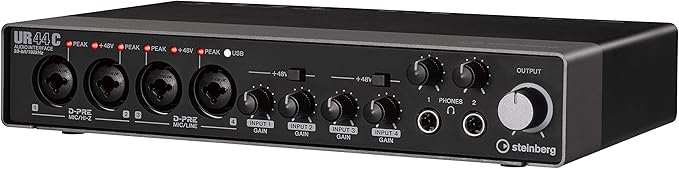Steinberg UR44C 6x4 USB 3.0 Audio Interface with Cubase AI and Cubasis LE