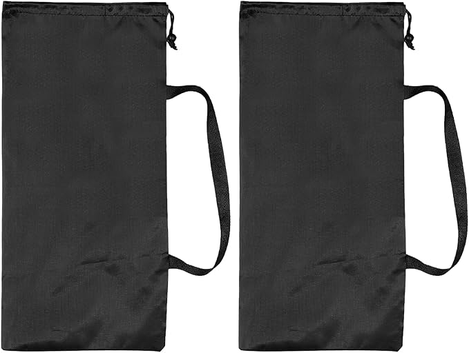 PATIKIL 22 x 10 Inch Tripod Carrying Case, 2 Pack Camera Tripod Carrying Bags Oxford Cloth Padded Bag for Camera Gear Mic Light Stand Sheet Music Photography Accessories, Black