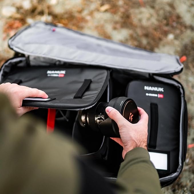 NANUK N-Cubik 17S Camera Bag Insert with Shoulder Strap – Small Water-Resistant Cube – Shockproof Protective Camera Insert for Backpack – Perfect for Tech Gear & Accessories (11.4” x 7” x 6.6”)