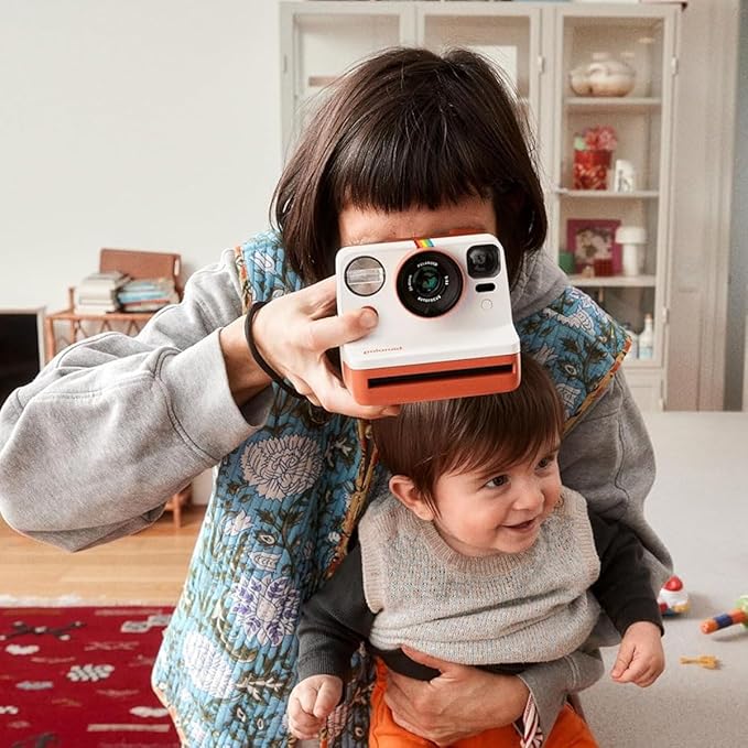 Polaroid Now 3rd Generation i-Type Instant Film Camera with 16 Color Film Photos, Yellow, with Signature Series Case Bundle