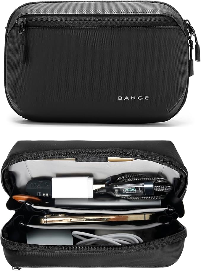 BANGE Clutch Bag,Belt Bag with Adjustable Belt, Main Zippered Pocket for Travel Walking Running Hiking Cycling
