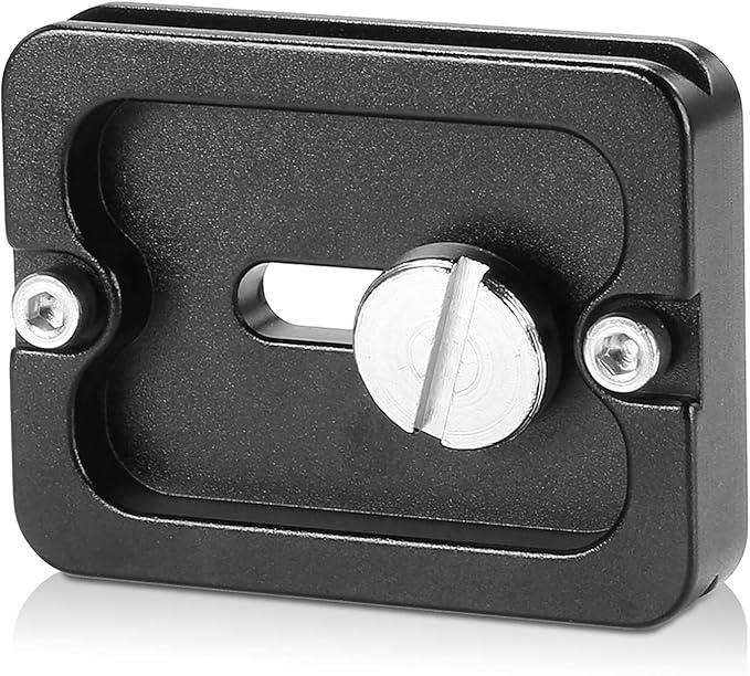 NEEWER Universal Arca Type Quick Release Plate All Metal with 1/4 Inch Screw Fits Standard Arca Type Clamp for Camera Tripod Ballhead (PU50 50mm)