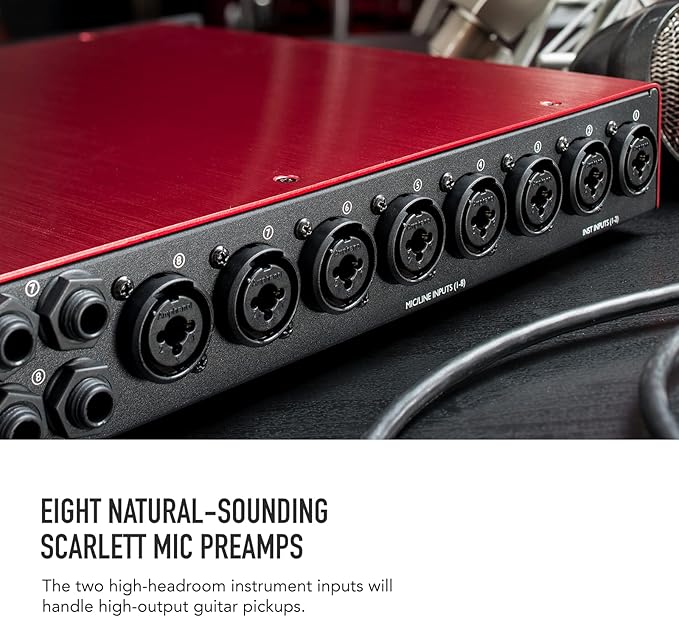 Focusrite Scarlett OctoPre Dynamic Mic Preamp