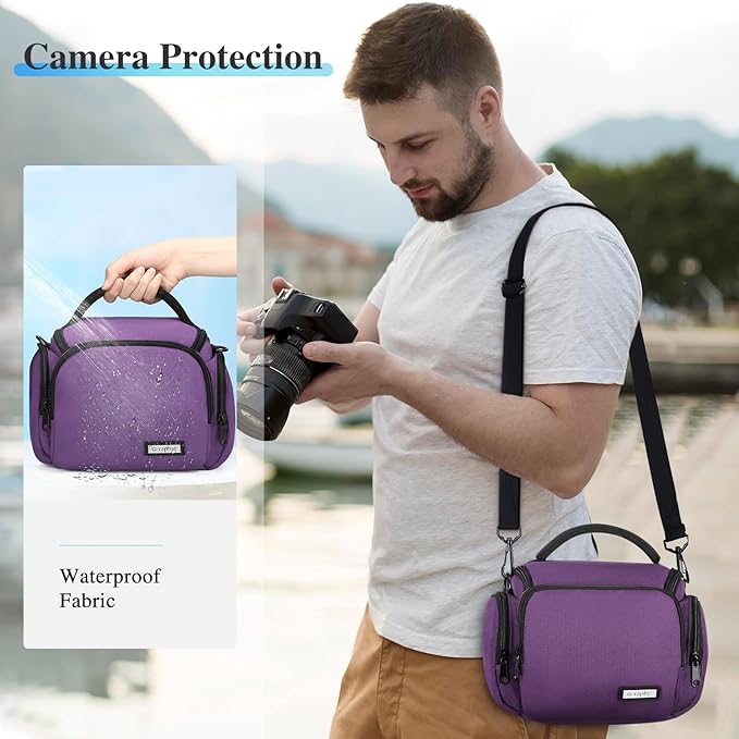 G-raphy Camera Case Bag DSLR SLR Bag for Canon, Nikon, Sony,Panasonic, Olympus and etc