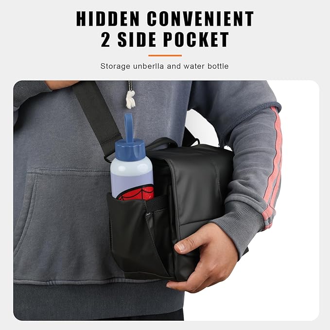 Besnfoto Camera Bag Small DSLR Camera Shoulder Bag for Photographer Waterproof Messenger Bag Crossbody Case Compatible with Canon Sony Nikon