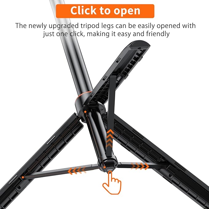 VRIG TP21 54inch Telescopic Selfie Stick Long with Tripod, Waterproof Hand Grip with 1/4" Screw for Insta360 X5/X4 /X3/X2 /ACE PRO, DJI Osmo Action 5Pro/4/3,Pocket 3,GoPro Hero 13 12 11 10 9