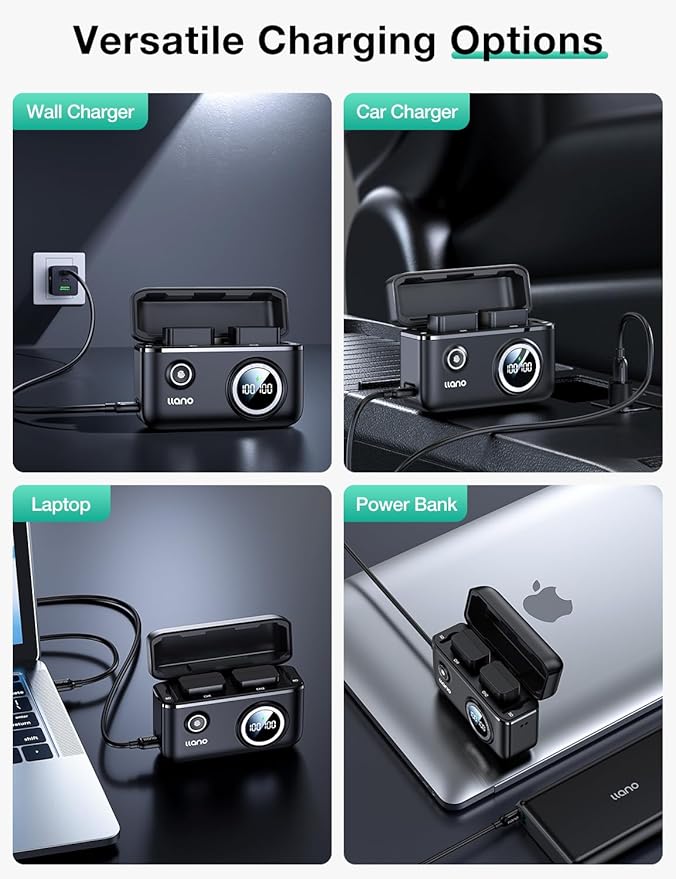 llano 2-Pack NP-FW50 Batteries and Fast 18W Dual Charger for Sony Alpha A6400, A6000, ZV-E10, a7 ii, a7r ii, A6300, A6500, a7s, a7, a7s ii, a7s, a5100, Smart Digital Display, Magnetic Snap Cover