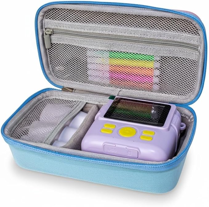CltrCr Universal Kids Camera Case,for ESOXOFFORE for Dylanto for Anchioo for WEEFUN for GKTZ for Amzelas for Mafiti Instant Print Camera for Kids, Film Camera Storage Holder Organizer Bag (Case Only)